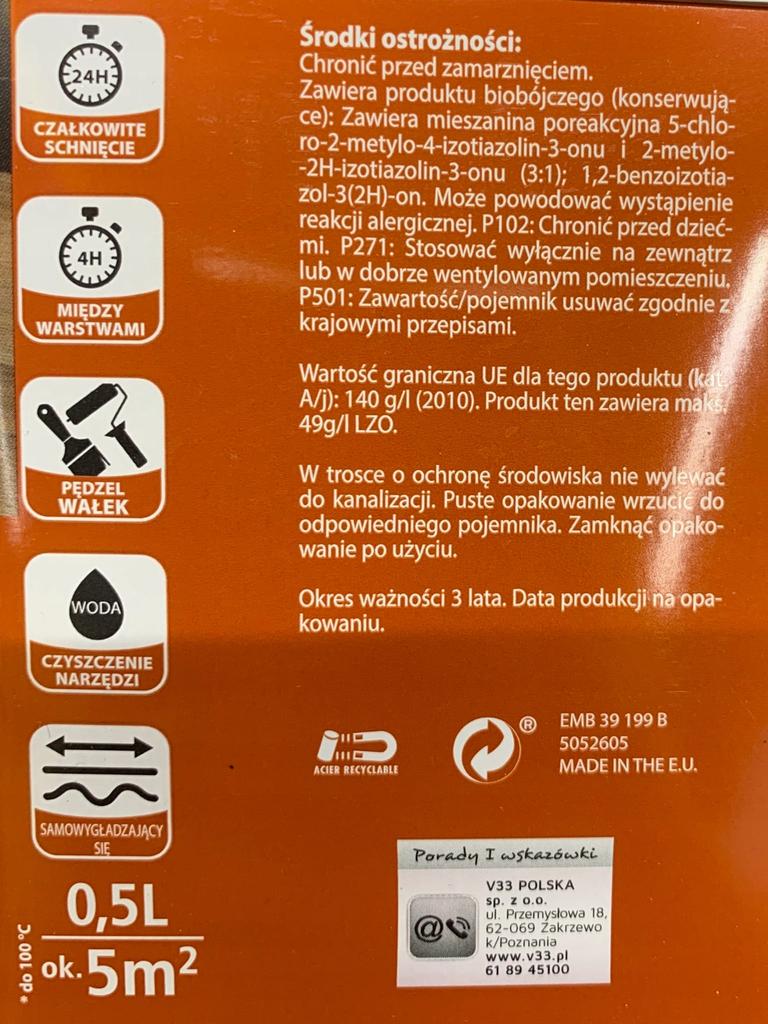 Lak na kuchyňskou desku, bezbarvý, 0,5 l