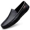 Genuine Leather Men Casual Shoes Luxury Brand Mens Loafers Lightweight Breathable Slip On Italian Driving Shoes Moccasins