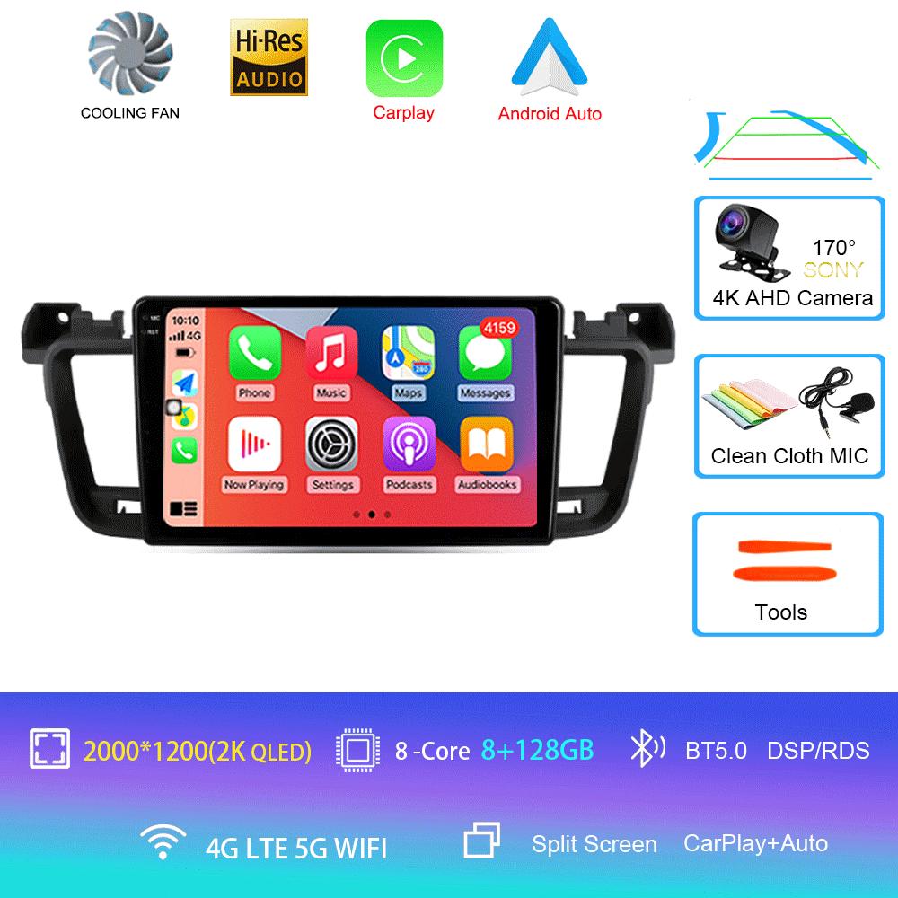 Android 14 For Peugeot 508 2011 - 2018 Car Radio Multimedia Video Player Navigation GPS No 2din 2 Din DVD