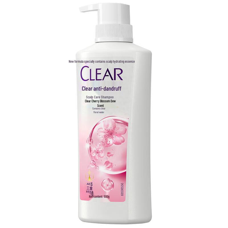 Clear Anti-Dandruff Cherry Blossom Shampoo