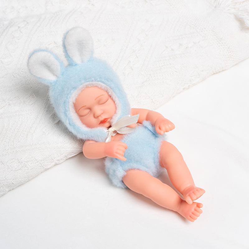 Mini Realistic Silicone Reborn Doll – Children's Soft Body Girl Figure Gift