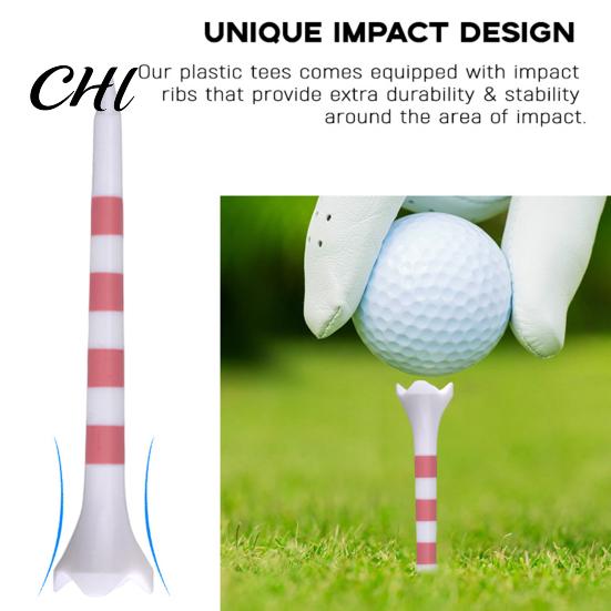 Picchetti da Golf Stabili 20 Pezzi Alta Stabilità Bassa Frizione Indistruttibili Installazione Semplice Strumenti Corti per l'Allenamento Strumento