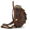 Handmade vintage leather backpack unique design beetles style bagpacks men women unisex fashion backpacks 2026 summer new
