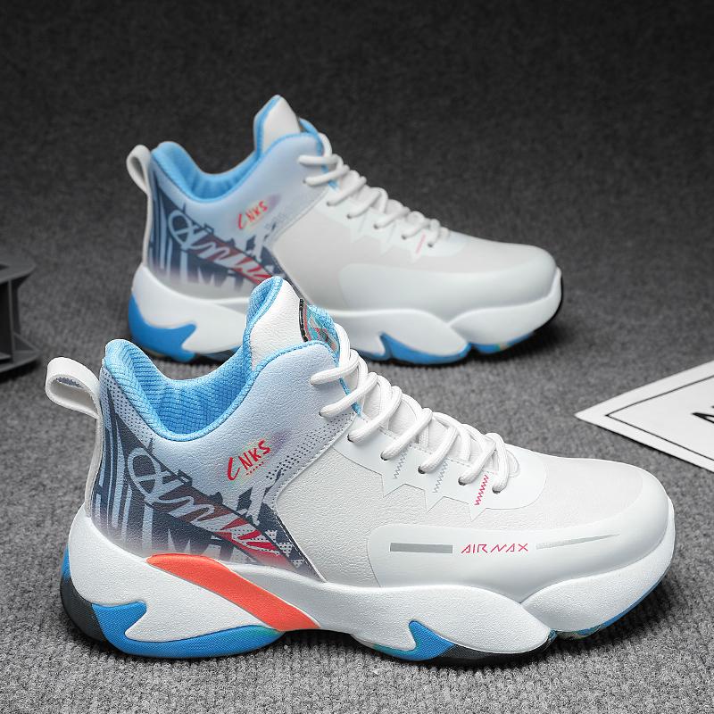 

Men s Sports Shoes Outdoor Basketball Men Casual Sneakers Shoe Wear-resistant Water Proof Personality Male Footwear New Style