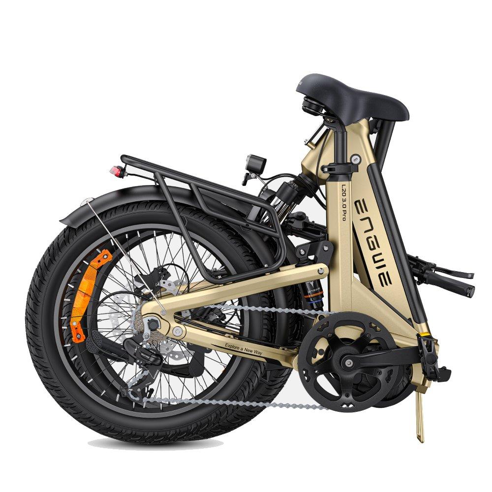 ENGWE L20 3.0 PRO Electric Bicycle Adult 250W Motor 48V15AH Battery 20" Fat Tires Electric Bike