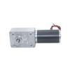 DC12V 24V Powerful Torque Gearmotor Metal Turbo Worm Gearbox Type-D Shaft Reversed Low Speed 70kg.cm Self-Lock Worm Gear Motor