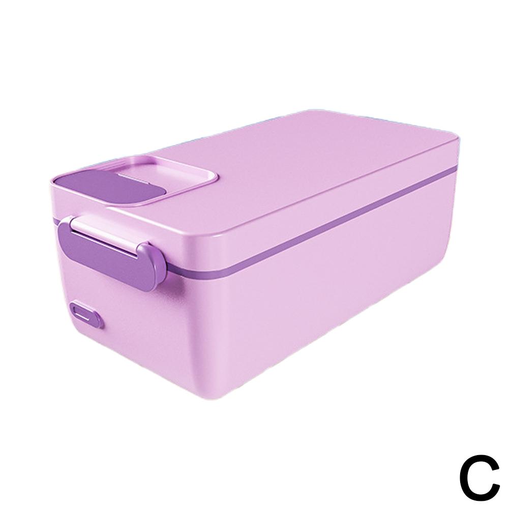 NEW 1L USB Electric Lunch Box Portable Camping Heated Insulated Rechargeable Lunch Box Unplugged Rater-free Office Lunch Box