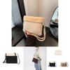 Wholesale Fashion Plush Flipped Shoulder Messenger Bag Women 2023 Winter New Casual Trendy Versatile Small Square Bag