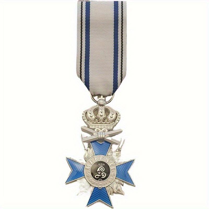 

Копия прусской баварской короны крест медаль металлическая эмалевая значок памятный значок Antique silver