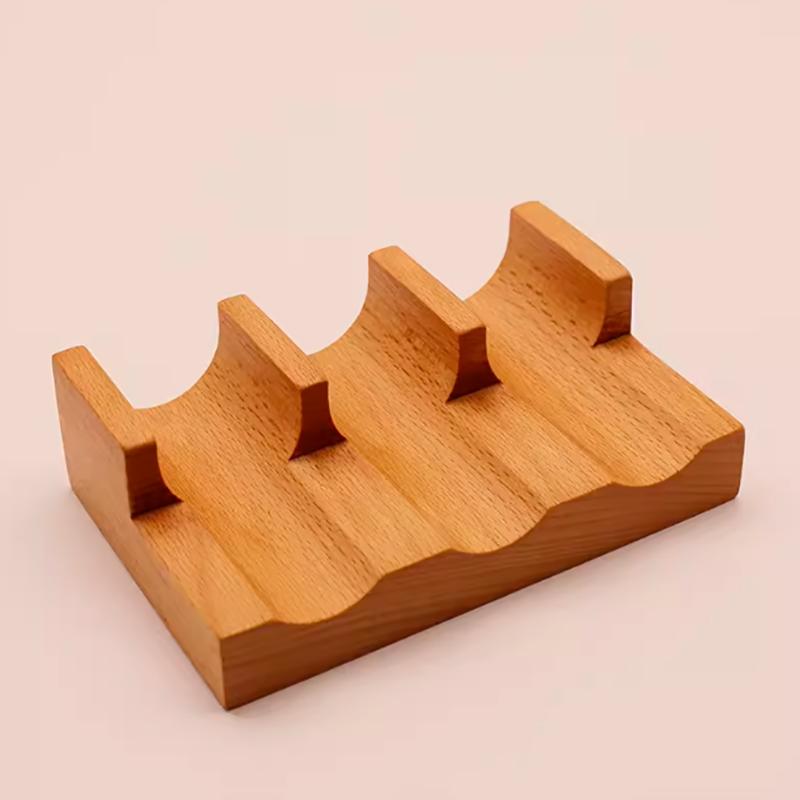 Creative Wooden Sushi Display Plate Rectangular Molecule Cuisine Display Rack Restaurant Food Specialty Display Tableware