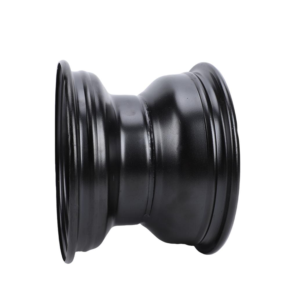 18X9.50 8 ATV Hinterradfelge Schwarze Lackbeschichtung Stahl 4 Löcher 8 Zoll Go-Kart Felge für Quad Dirt Bike Aufsitzmäher