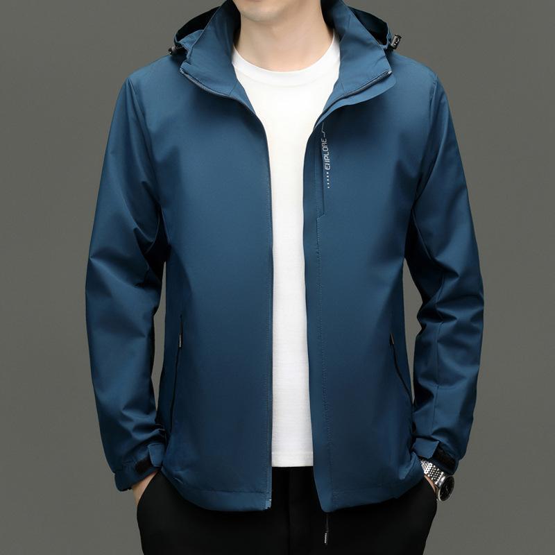 Fall 2025 new fashion casual men's hooded jackets, men's loose jackets, trendy coats, and padded clothes