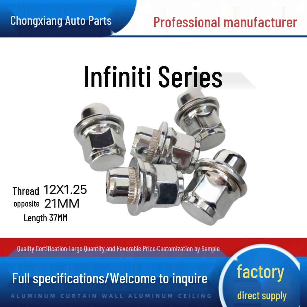 Infiniti Q50L M25 G37 EX25 FX35 QX60 Tire Screws & Wheel Hub Nuts