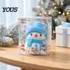 Cat Paw Shape Toy Christmas Snowman Stress Relief Toy, Soft Xmas Tree Squeeze Sensory Fidget Holiday Party Favors