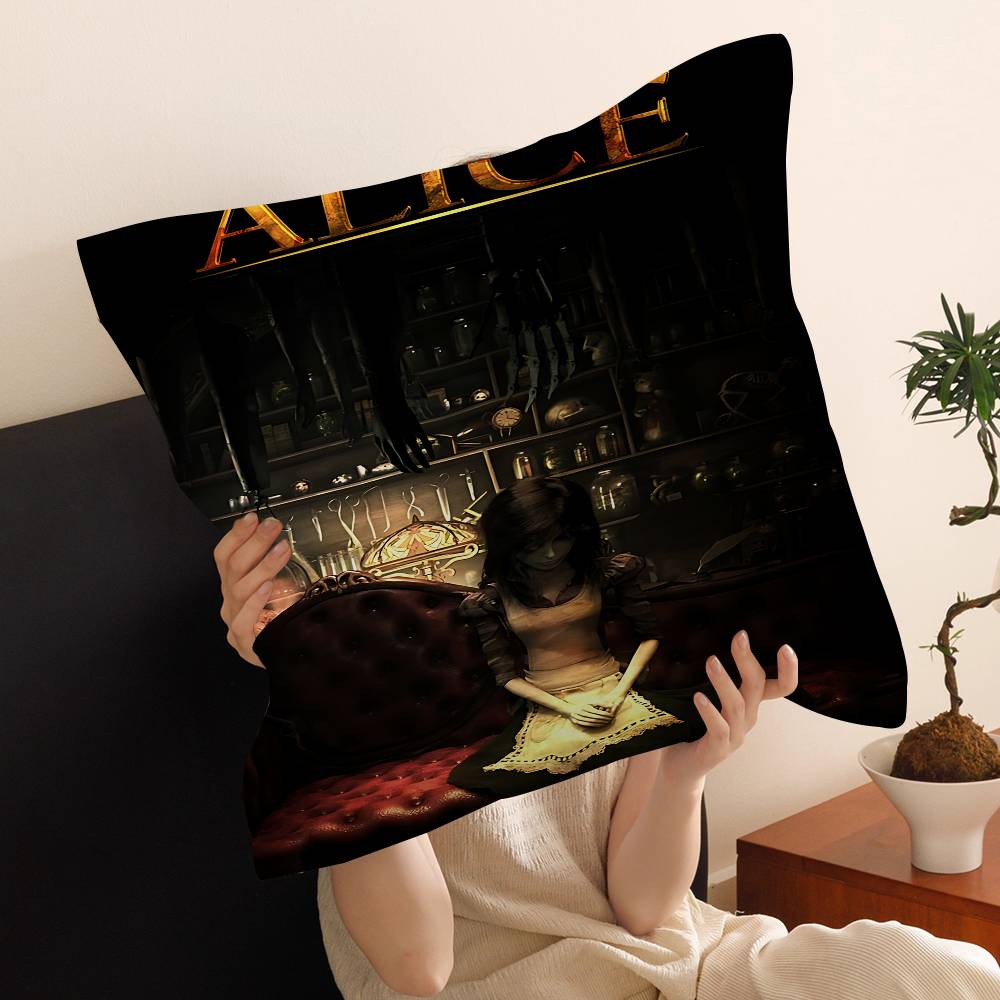 

AAlice MMadness RReturns Cushion Cover Car Throw Pillow Case For Sofa Car Christmas Gift 40x40cm 45x45cm 30x30 cm