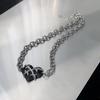 Sugar-coated Shells Sweet Cool Thorns Love Necklace Women's Summer Light Luxury Niche Pendant Clavicle Chain Cold Style Titanium Steel Necklace