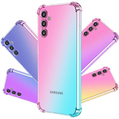 Shockproof Gradient TPU Case for Samsung A06 A16 A36 A15 A25 A35 A55 M15 M35 M55 Silicone Protective Cover Transparent Cases