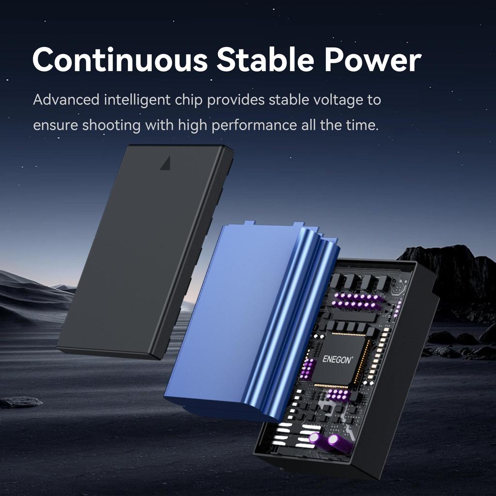 ENEGON Kompatybilny z dwiema ładowarkami Micro USB dla aparatów Canon EOS Rebel EOS EOS i 9000D Digital SLR LP-E17 R100, R50, RP, R10, R8, T8i, T7i,