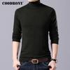 Brand Men Casual Turtleneck Pull Homme Autumn Winter Merino Wool Sweater Warm Cashmere Pullover Sweater Men