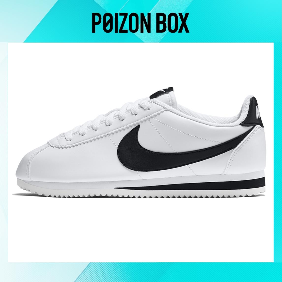 

кроссовки Nike Classic Cortez leather White Black (Women s) 807471-101