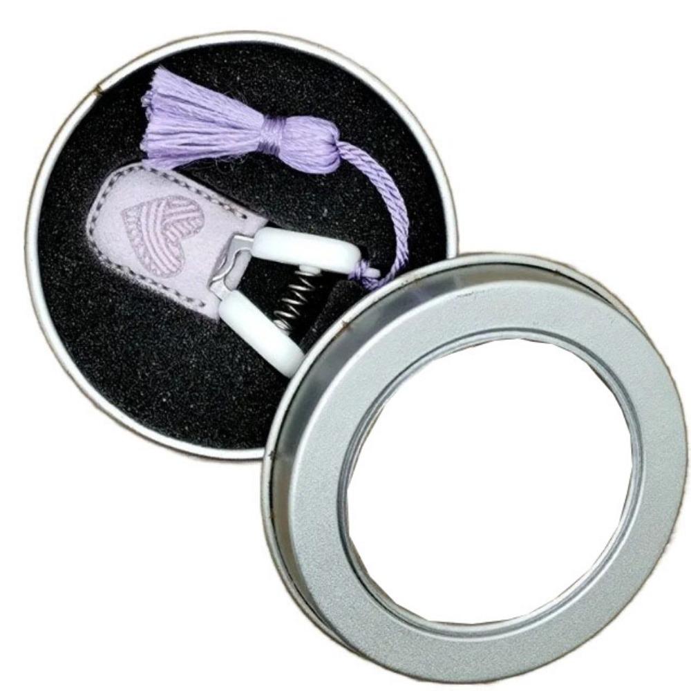 

With Protective Cover Small Thread Cutting Tool Sewing Embroidery Scissor Perfect Gift фиолетовый