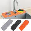 Silicone Kitchen Faucet Pad Protector for Sink Sponge Drain Rack Foldable Sink Pad Faucet Splashback Bathroom Countertop Protector