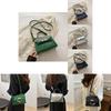 Trendy Summer 2024 Fashion Small Crossbody Bag Stylish Pu Leather Handbag For Daily Use In Black Blue Silver Green