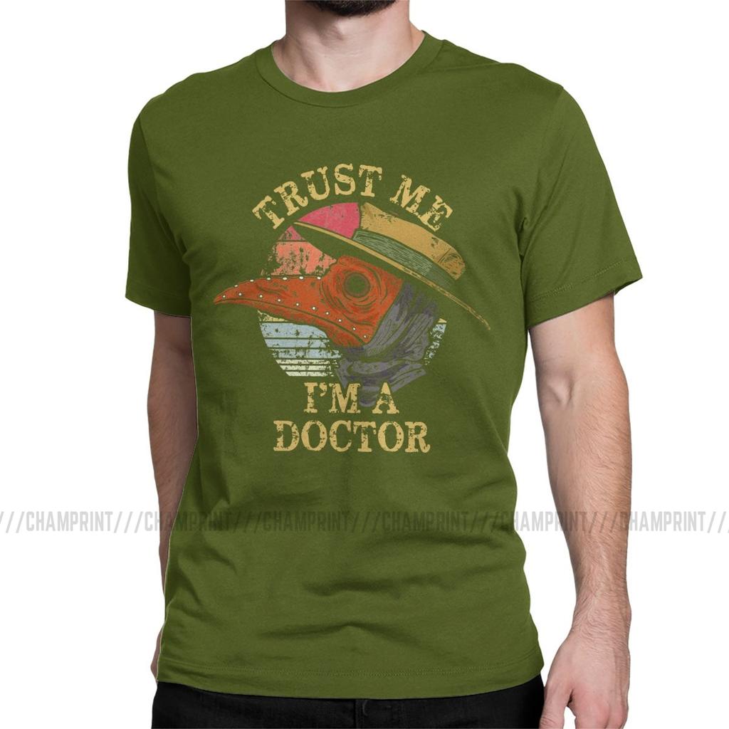 Plague Doctor Trust Me I M A Doctor Men S T Shirt Horror Halloween Black Death