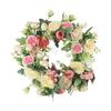 Eucalyptus Wreath Front Door 40cm Diameter Charming Foliage Rustic Farmhouse Decor Artificial Flower Door Hanging Peony 40cm