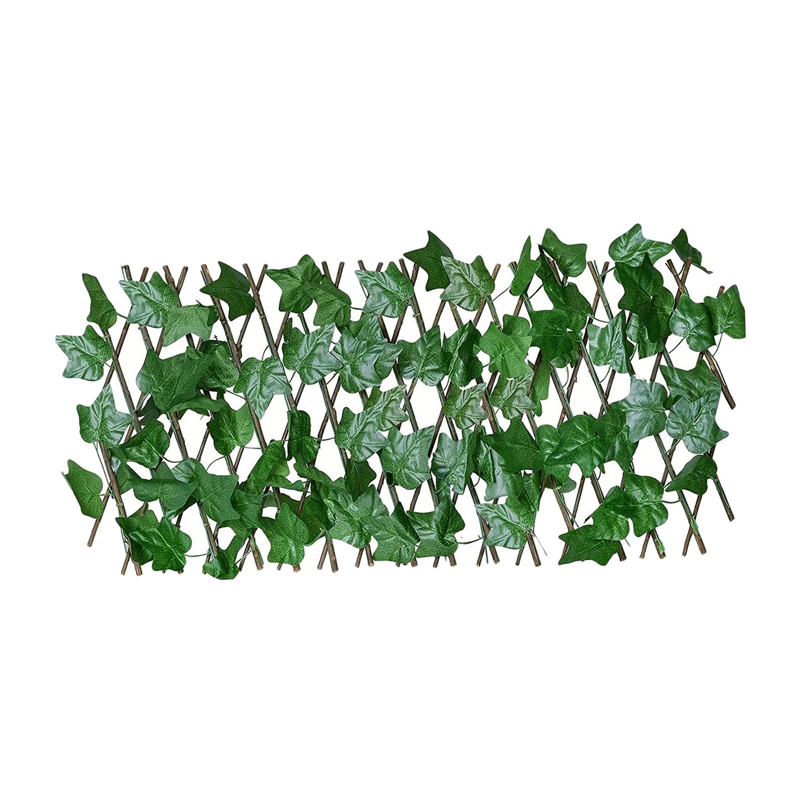 Faux Ivy Fencing Panel Garden Green Leaf Privacy Fence Vine Fence Artificial