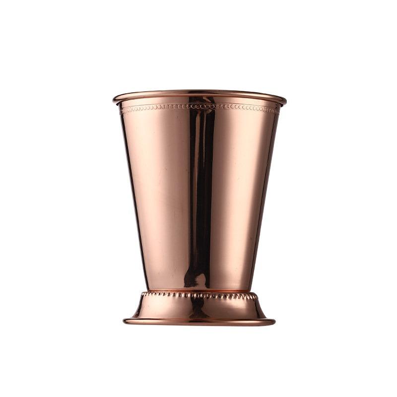 JUSTINLAU 350ML Mint Julep Cup Stainless Steel Martini Mojto Mug for Cocktails and Whiskey Mixed Drinks Mug Party/Bar Beer Glass