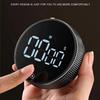 LED Magnetic Digital Timers Manual Countdown Kitchen Timer  Mechanical Remind Alarm Kitchen Tool for Cooking Shower Study