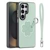 Case for Galaxy S26 Ultra - TPU+PC+Leather/PU, Green, With Ring