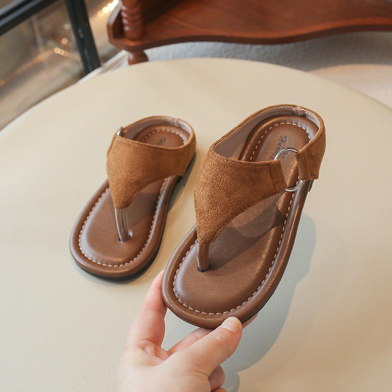 2026 Sommer Mädchen Flip-Flops im koreanischen Stil - Zehentrenner Sandalen für den Außenbereich Strandurlaub