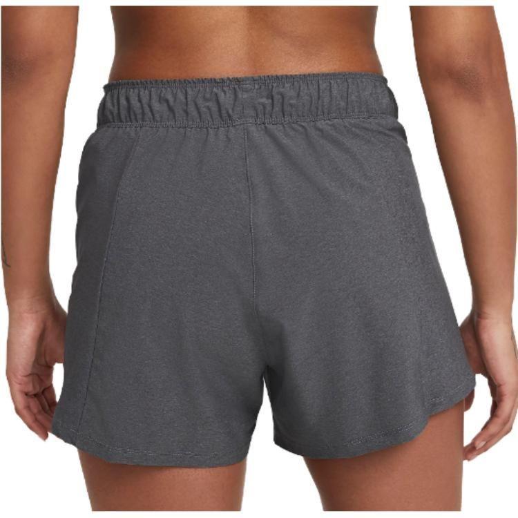 Nike Shorts de sport décontractés deux-en-un pour femmes, doublés, taille élastique, couleur unie DA0453-100