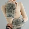 Keep Warm Arm Sleeves Warm Plush Arm Warmers Soft Winter Gloves  Winter
