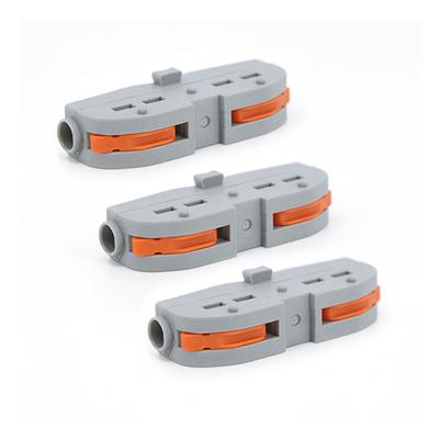 10pcs 1 To 1 Way Inline Lever Wire Connectors Assemblable Wire Connector Electrical Connectors Wire Terminals