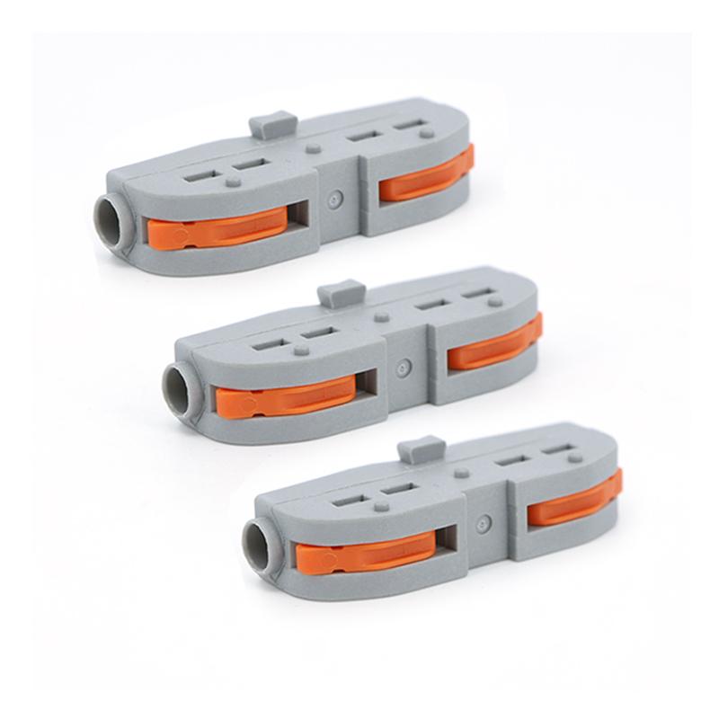 

10pcs 1 to 1 way Inline Lever Wire Connectors Assemblable Wire Connector Electrical Connectors Wire Terminals