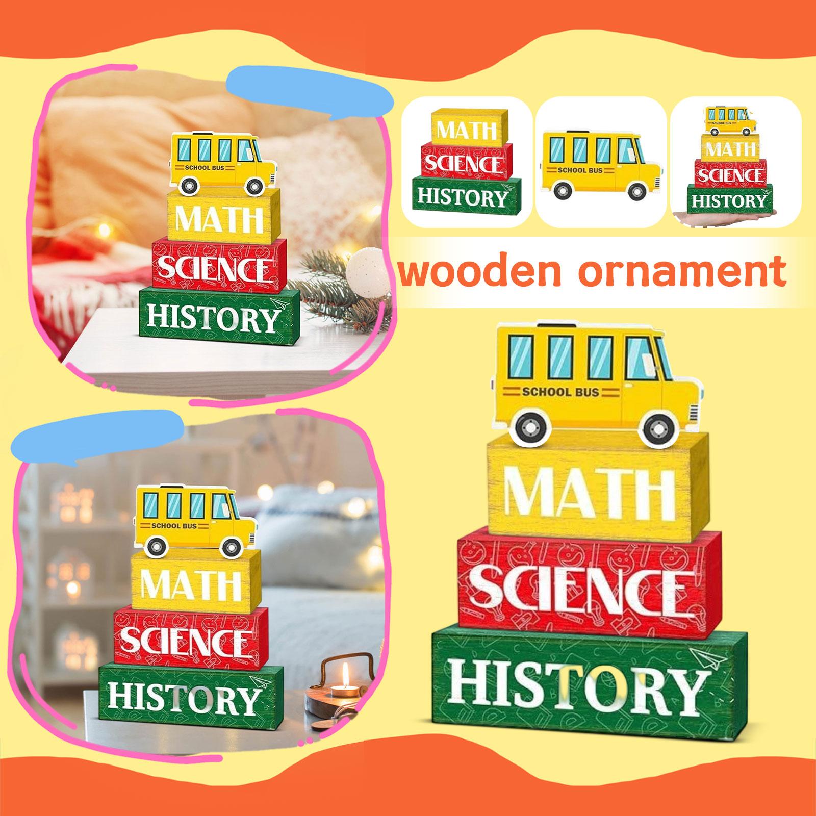 

Creative Wooden Desktop Ornaments — Themed Wooden Decor One Size