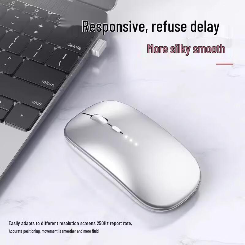 You Shi Silent Rechargeable Wireless Bluetooth Gaming Mouse