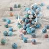 40pcs/set Makeing Bracelet Porcelain Beads Round Loose Spacer Beads Coloured Glaze Beads  Pendant