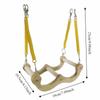 Wear Resistant Wood Bird Swing Chew-resistant Parrot Play Rack Bird Training Stand  Bird Enrichment