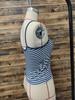 European Striped Strapless Crop Top - Sexy, Versatile, and Essential for Spring/Summer Outings and Commuting