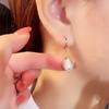 Luxury Jewelry Opal Zircon Dangle Earrings For Women Wedding Engagement Earring Valentines Day Gift Birthday Pendientes Mujer
