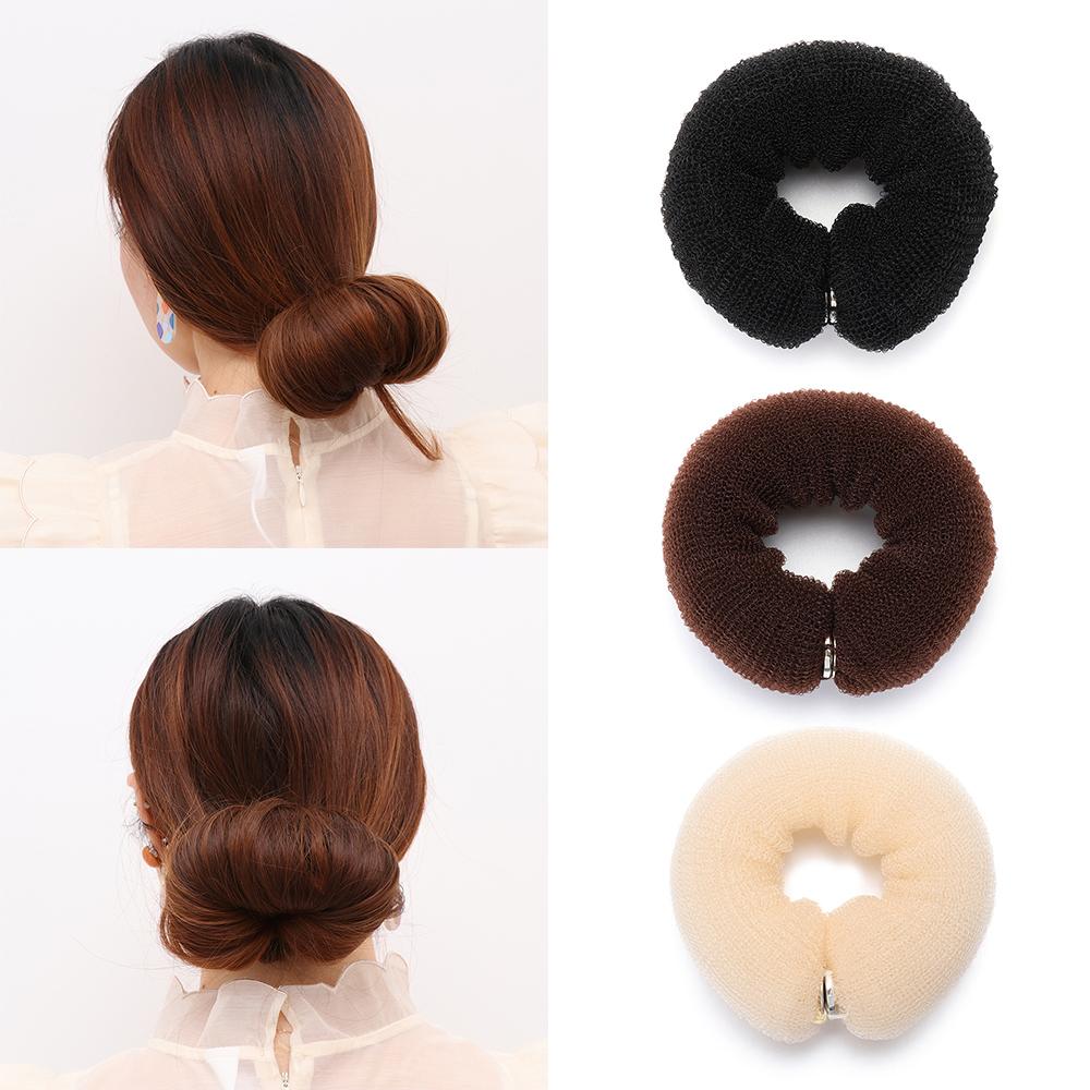 Fashion Cute DIY Hair Styling Tools Hair Curler Donut Hair Bun