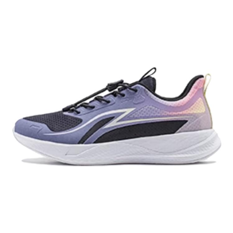 Li Ning Kids Lightweight Comfortable Durable Non-Slip Shock Absorbing Running Shoes Kids Running Shoes Purple YKFU032-4