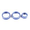 Blue Aluminum AC Climate Control Knob Ring Covers For Subaru Forester -2024