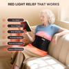 5 Lichtstufen Infrarotlicht Wärmetherapie Gürtel Rücken/Taille/Muskel/Schmerzlinderung 660nm & 850nm LED-Perlen Rotes Lichttherapiegerät