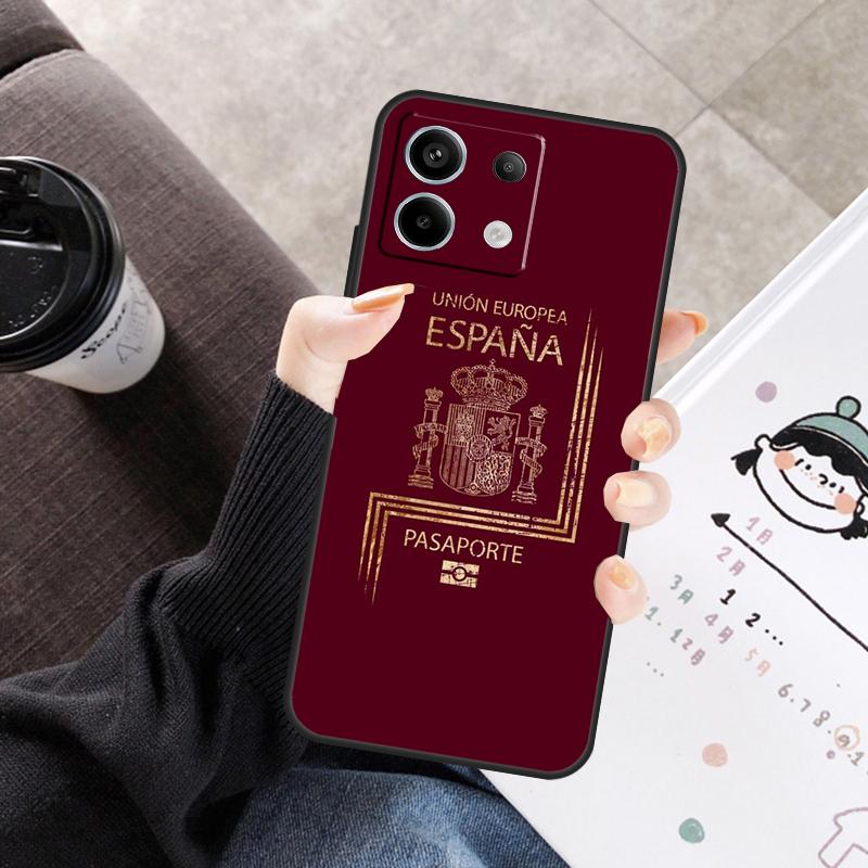 Spain Flag Cover For Xiaomi Redmi Note 13 9 10 11 12 14 15 Pro Plus Case For Redmi 15 C 12C 13C 14C 10C