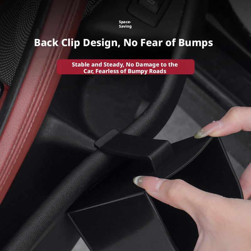 Car Door Cup Holder Box Universal Drink Rack Storage Bin Clamp Design Auto Seat Back Water Cup Support Organizer Pockets Goods